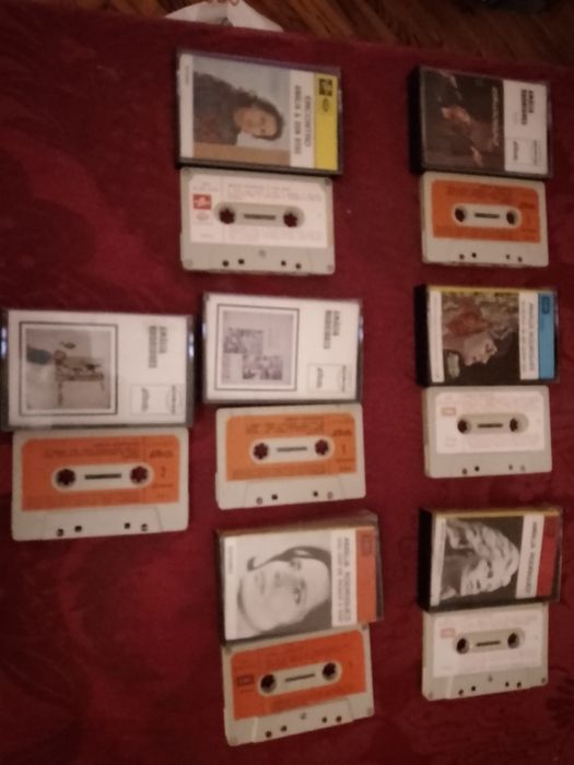 5 Cassetes audio Amália cada5Eou5-20E-19-C.Classicas 3Eou19-40EDesde2E