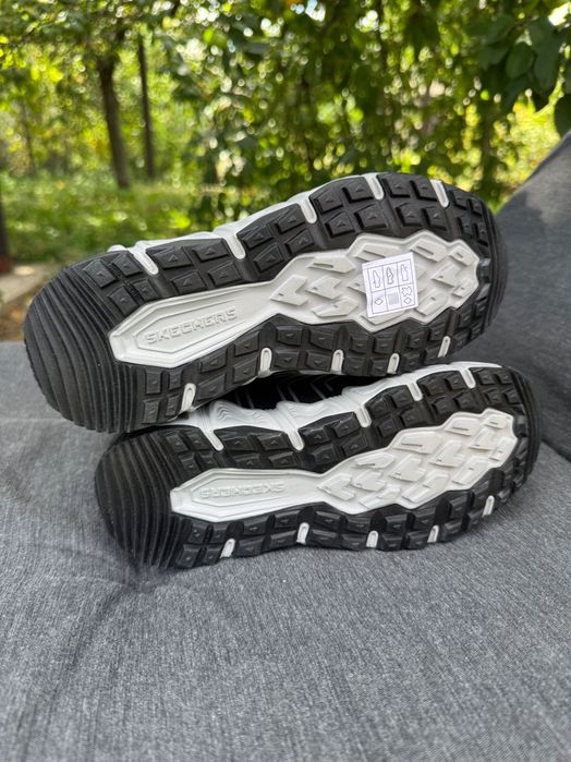 Детские кожаные ботинки на липучках Skechers Velocitrek 27/30/31/32/33/35р