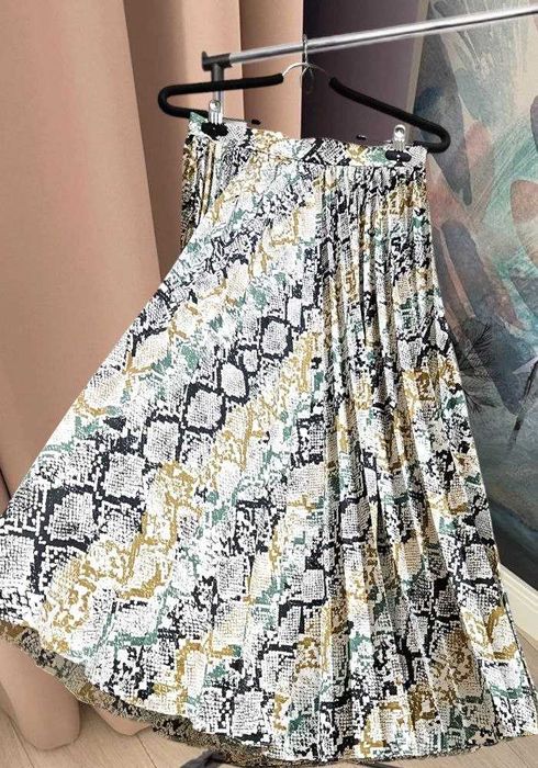 Юбка плиссированная в принт Asos, р. XS/S