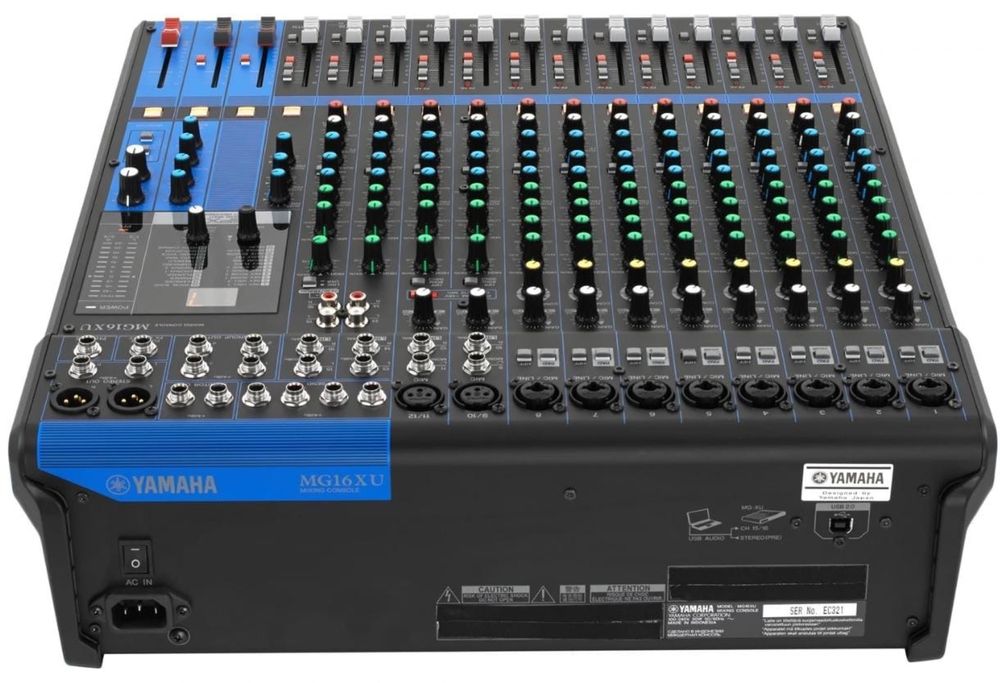 Mesa de Mistura 16 Yamaha MG16XU