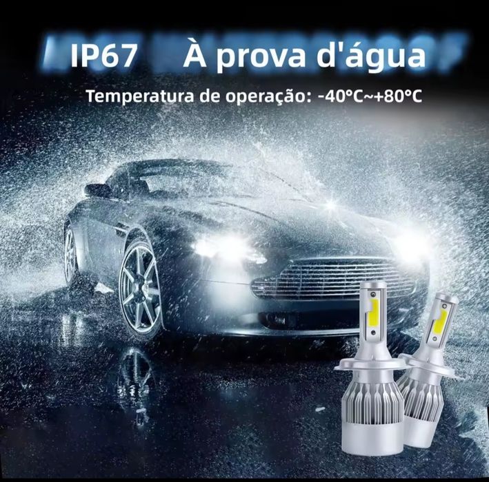 Lâmpadas LED H4 (NOVAS)