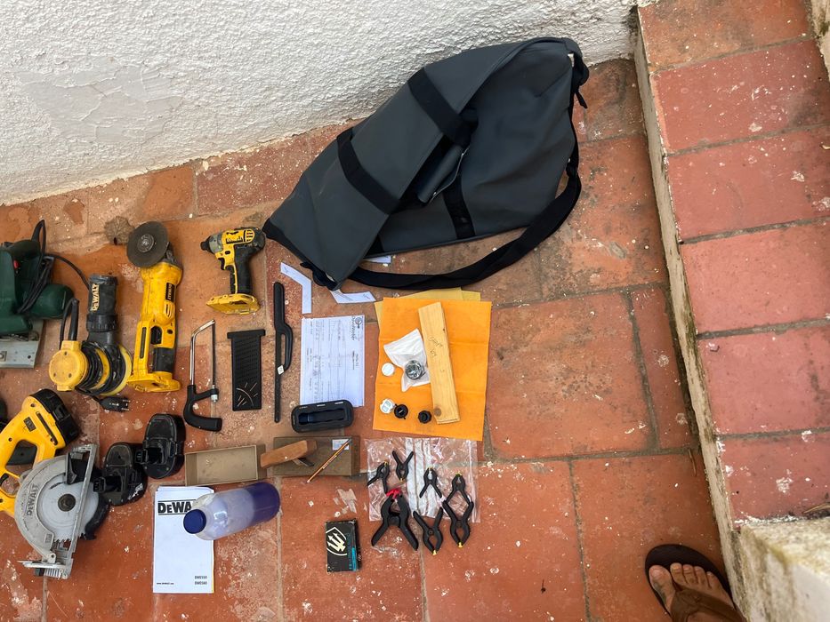 Máquinas carpintaria limpa + 6 projetos de pranchas+ ferramentas