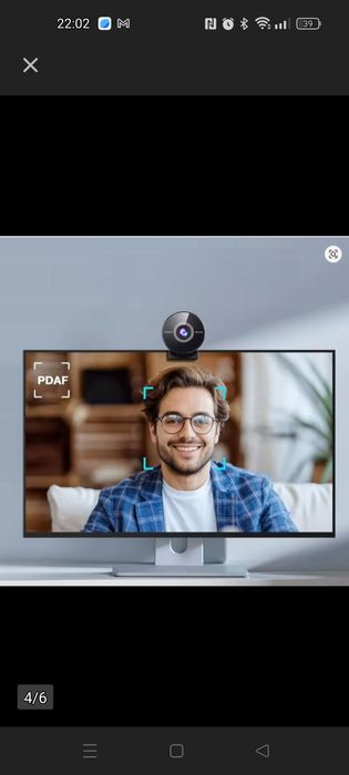 EMEET Kamera Internetowa 4K 8MP Autofokus Mikrofon USB Plug&Play