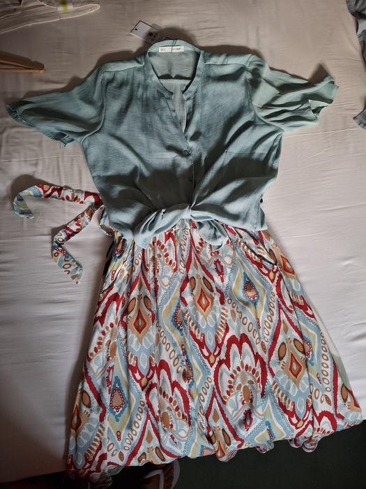 Saia midi fresquinha