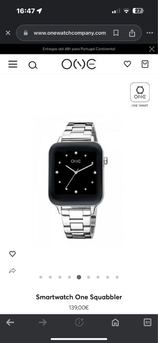 Smartwatch ONE NOVO na caixa NUNCA USADO