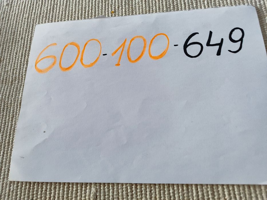 Złoty numer 600-100