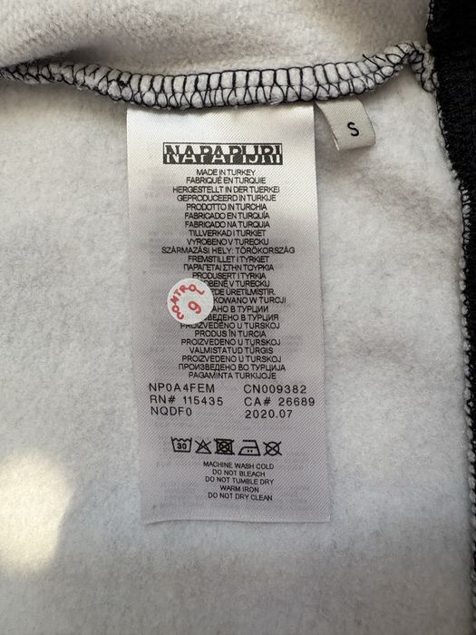 Napapijri Geographic bluza rozpinana granatowa S (zip-up)