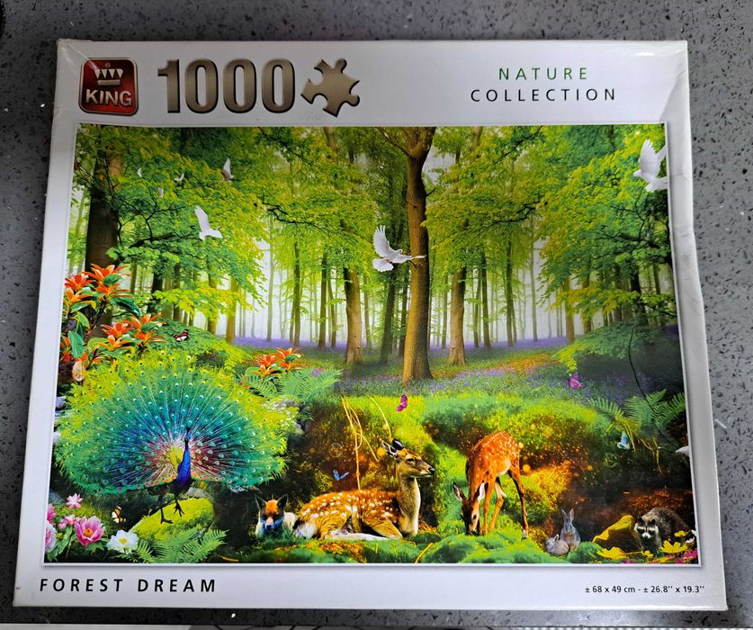 1000-Piece Puzzle in Excellent Condition: Forest Dream