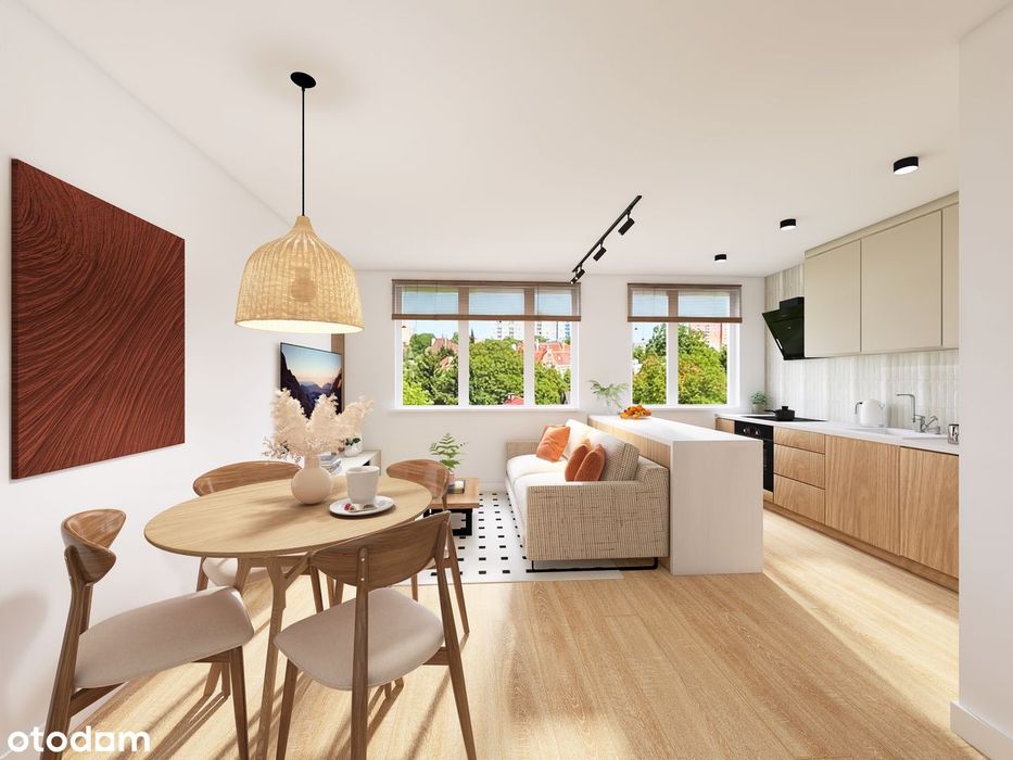 3 Pokoje | 47,5m² | Kuchnia z wyspą | Ciche | Centrum| Możliwa zamiana - Widok 3