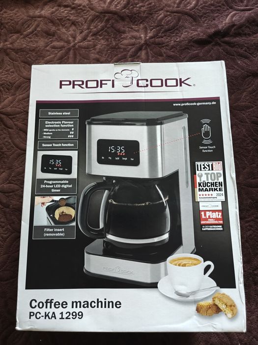 Nowy ekspres przelewowy do kawy ProfiCook PC-KA 1299