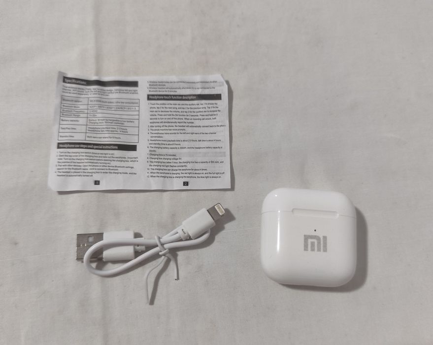 Auriculares Xiaomi Mi (brancos) – Estilo AirPods [Novos]