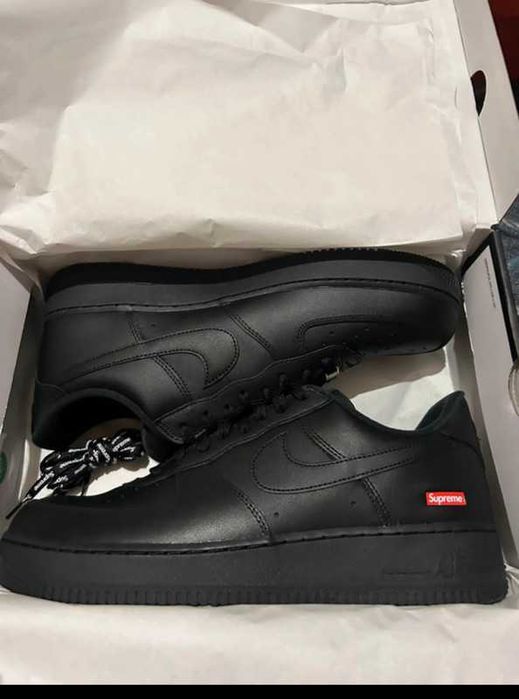Nike Air Force 1 Low Supreme Black r.45