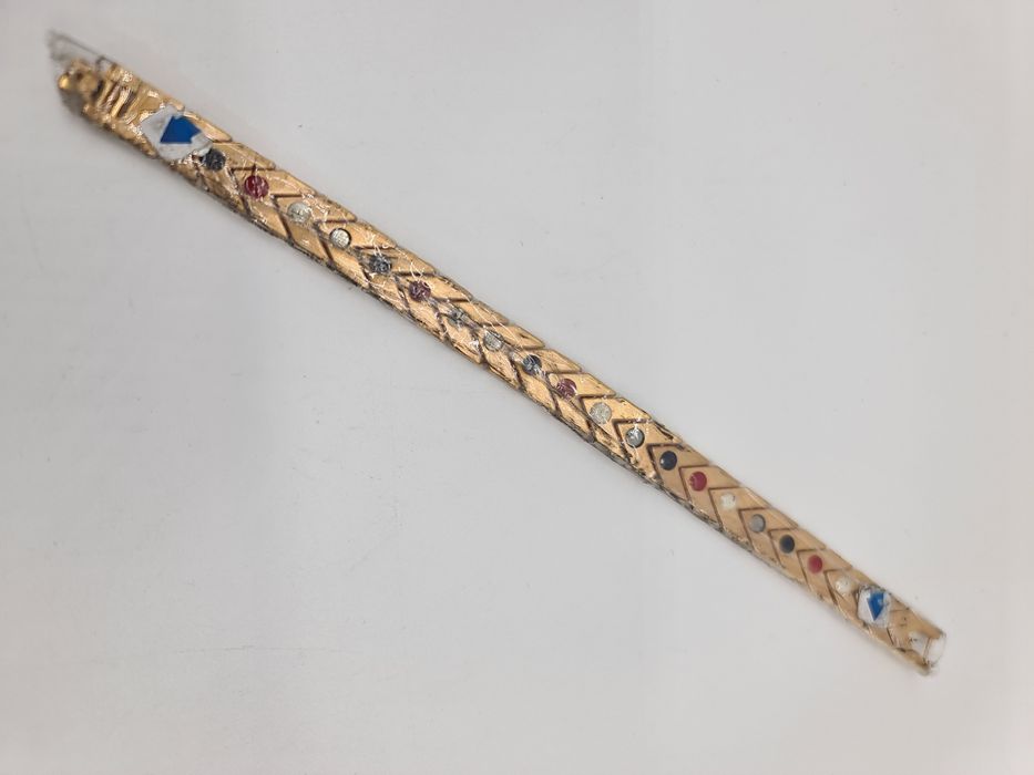 Pulseira Vinterly, reversível, em cor ouro e prata - novo