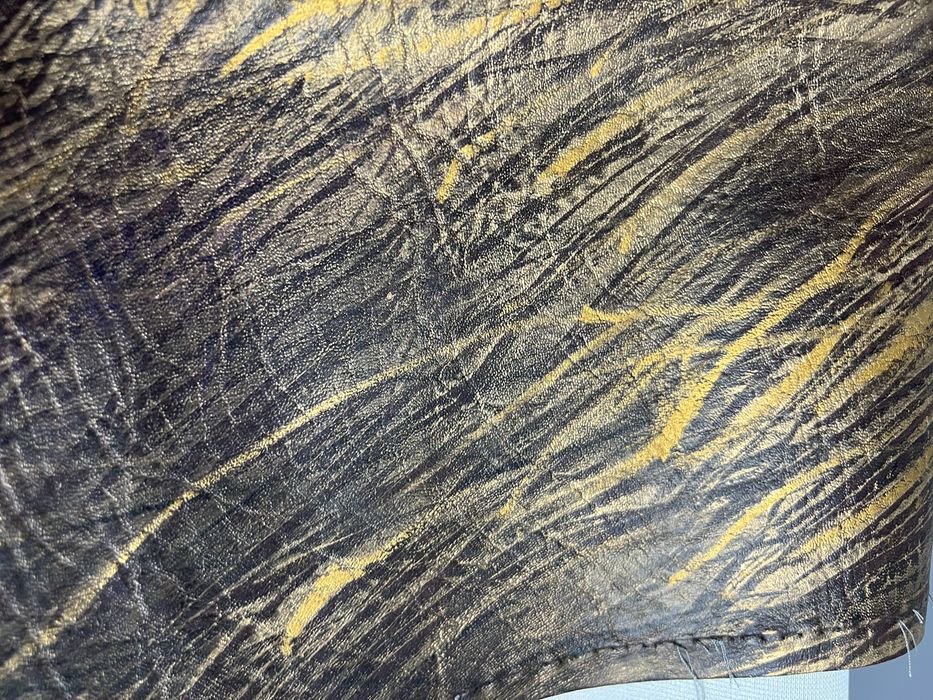 Okazja! Skóra ekologiczna malowana metalizowana