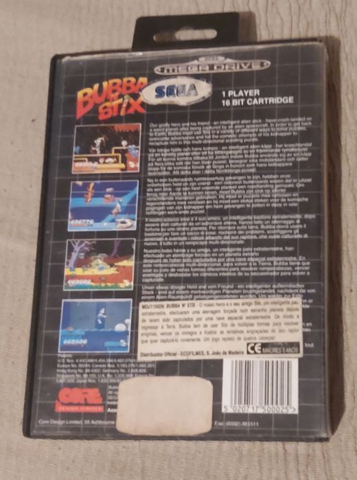 Mega drive Bubba stix.
