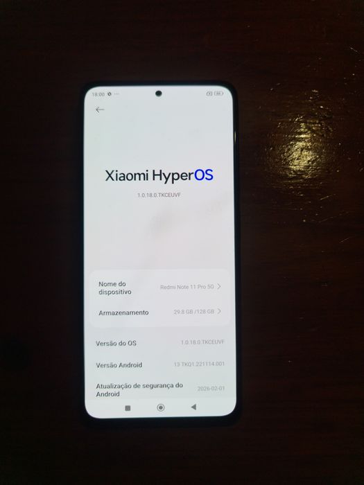 Xiaomi Redmi Note 11 Pro 5G 128GB 8GB RAM + 4GB Virtual – Preço Fixo