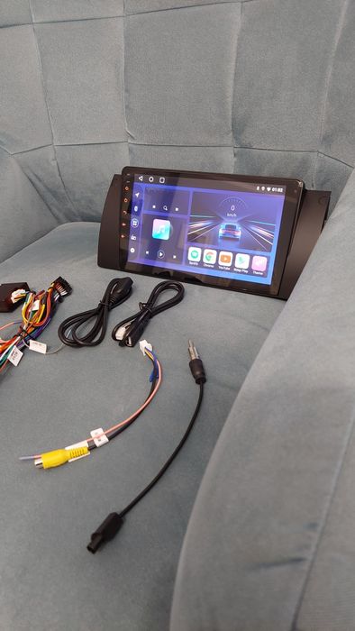 Radio Android 12 9" Carplay  Navi Wifi GPS  BMW 5 E39 E53 X5 M5 95/200