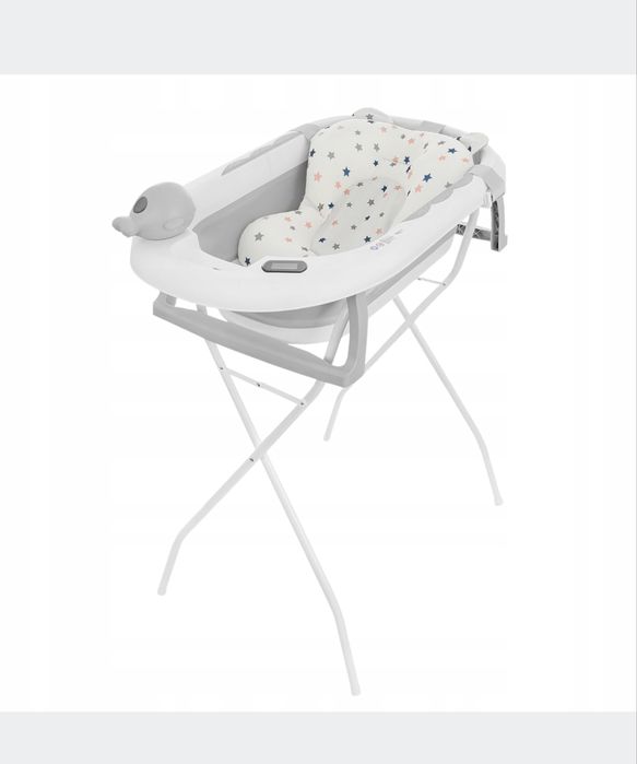 PRIMABOBO Wanienka składana ze stojakiem poduszka