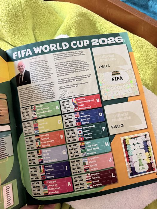 Cadernetas e Cromos Panini FIFA World Cup 2026 - entrega em mão