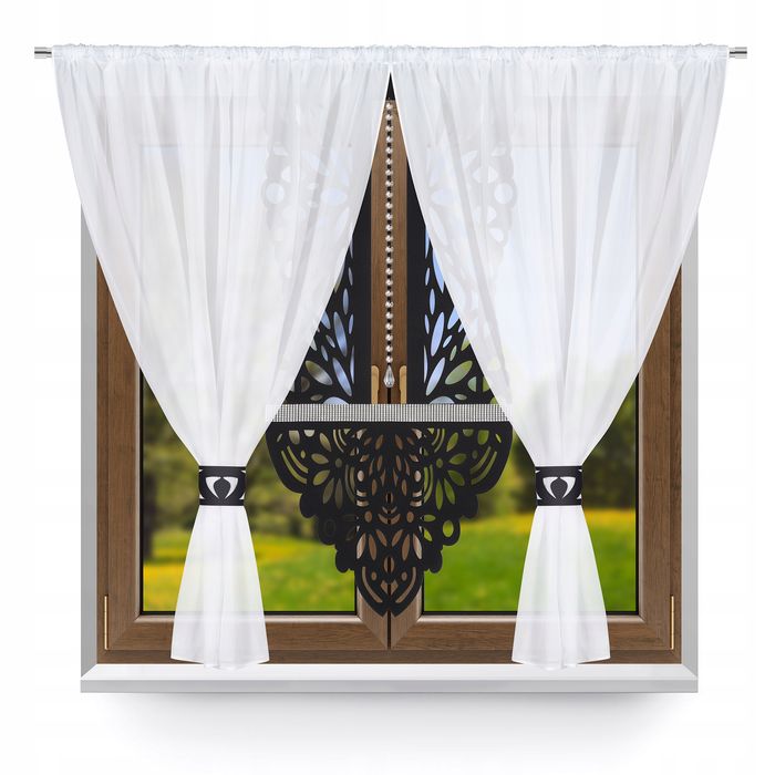 P10 Firana Nowoczesna Komplet Do Salonu Sypialni Panel Ekran  400X145
