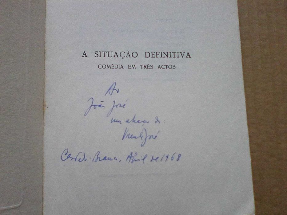 A situação definitiva - comédia em três atos