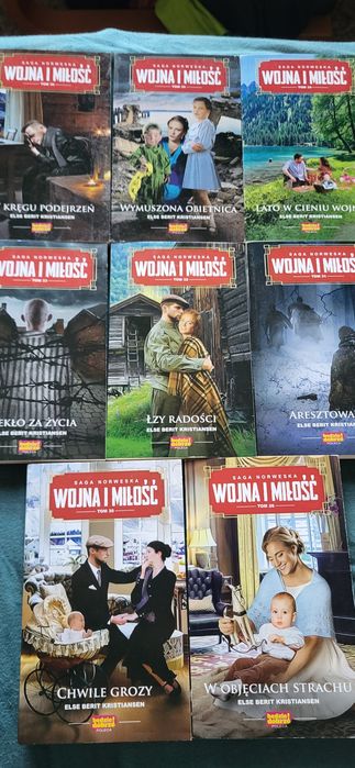 Wojna I miłość saga norweska zestaw 8 numerów