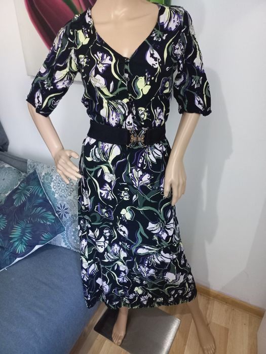 Dluga sukienka letnia 100 viskoza.  Xs