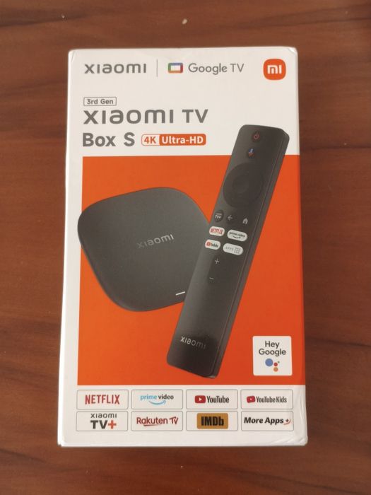 NOVA Xiaomi TV Box S 3 geração Google TV  caixa selada