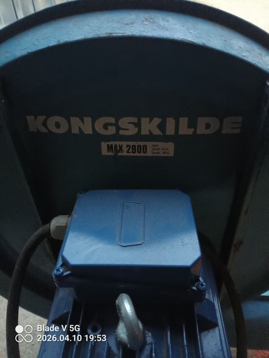 Wentylator przemysłowy KONGSKILDE + silnik 7.5 kW 400V