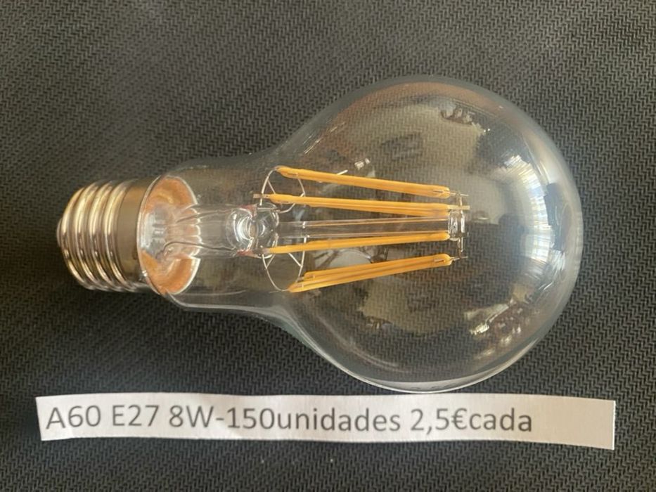 Lampadas Led entre 1€ e 3€