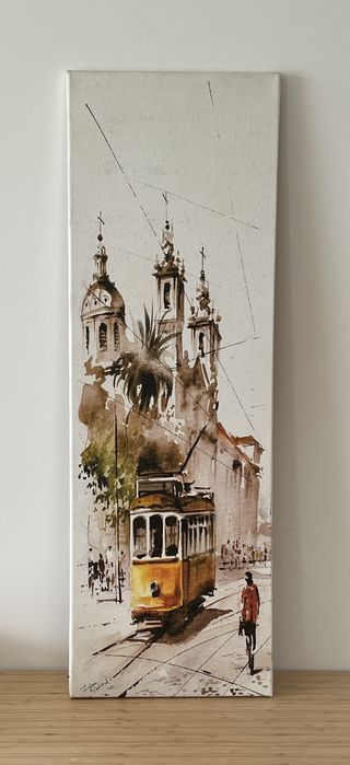 Tela pintada à mão