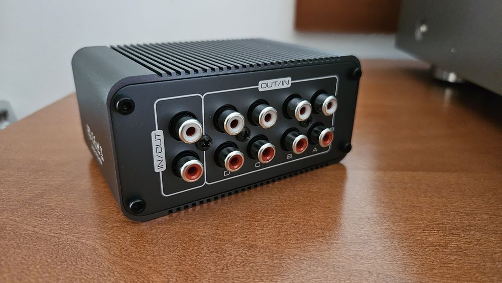 Comutador som in e out, Novo