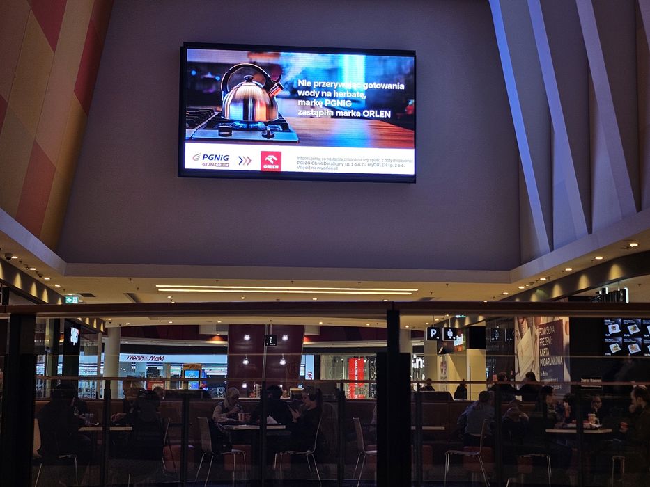 Telebim 16m2 bdb stan wraz z konstrukcją