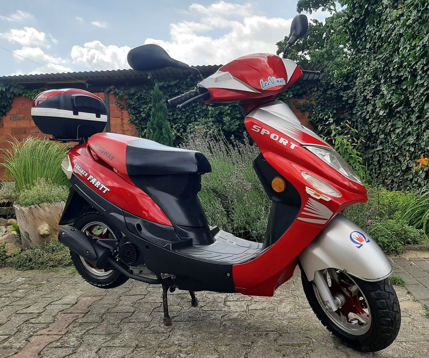 Zadbany skuter Kingway FARTT Coliber 50 4t 2009r 5201km kufer