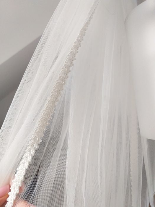 Piękny welon długość ok. 3m