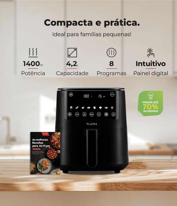 Air Fryer FLAMA 658 - 4,2L - NOVA