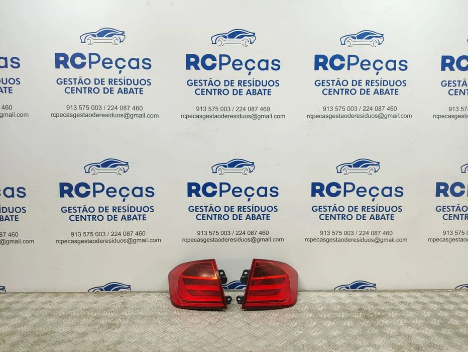 Conjunto Farolins Led Traseiros Trás Esquerdo Direito BMW Serie 3 F30