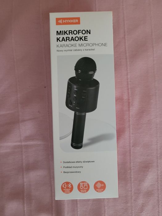 Mikrofon, głośnik bluethooth NOWY