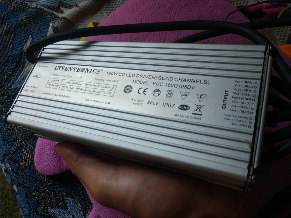 Invetronics Led driver 160W  Euc-160q105dv