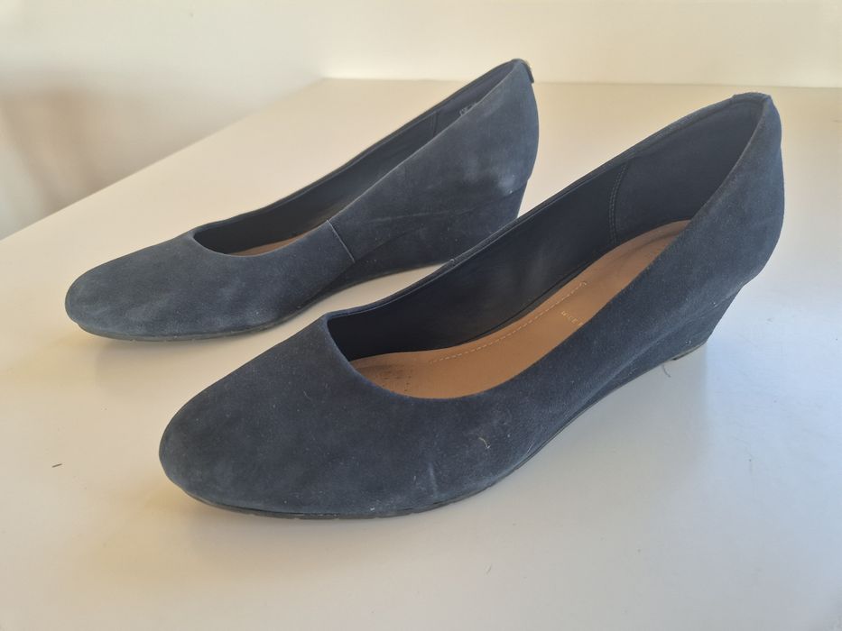 Buty Clarks 43 zamsz jak nowe