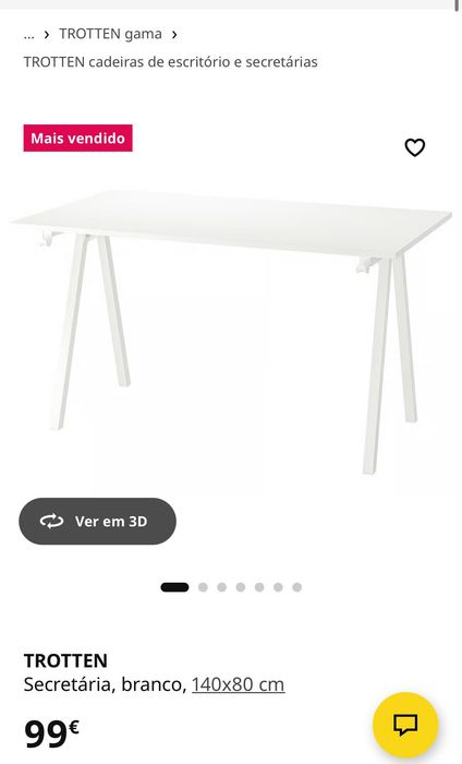 Secretaria Ikea modelo Trotten