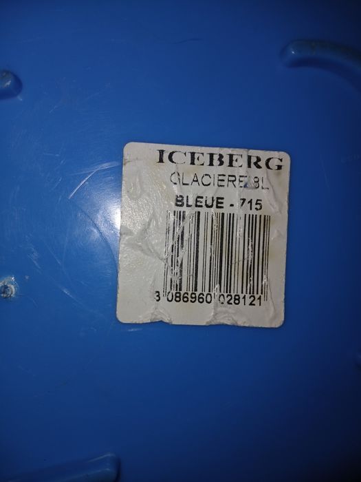 Geleira camping azul