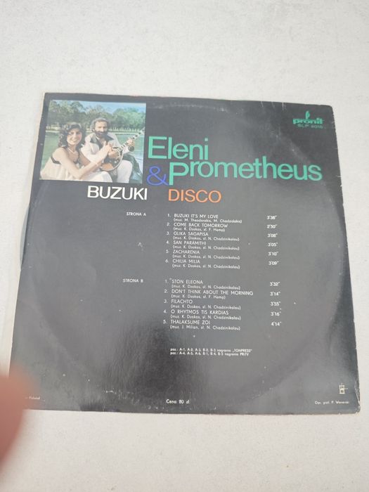 Płyta winylowa Eleni & Prometheus Buzuki Disco