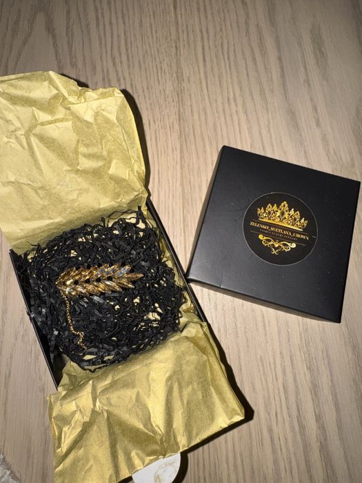 Брошка колосок ручної роботи