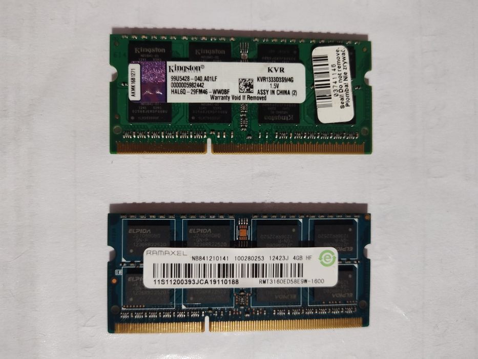 Pamięć RAM 2x4GB