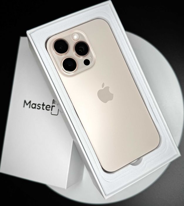 Apple Iphone 16 Pro 128gb desert esim jak nowy 91-92% bat 6msc gwar