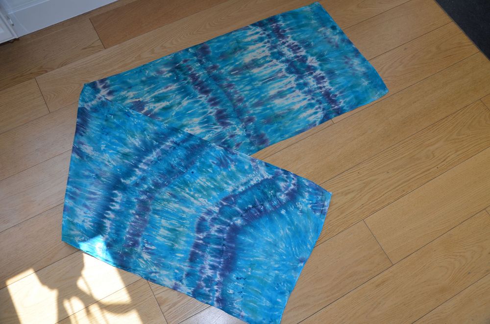 przepiękny szal/chusta hand madę 100% silk jedwab