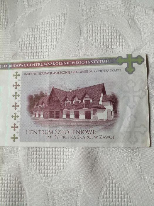Cegiełka - dar na budowę