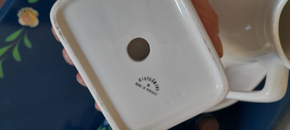 Jarro e conjunto lavatorio WC em loiça arte nova reprodução