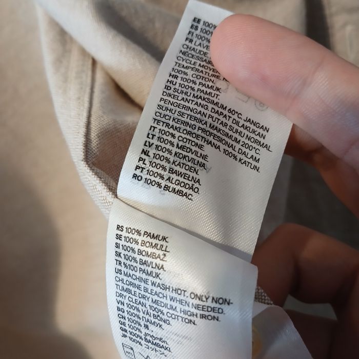 Camisa de algodão